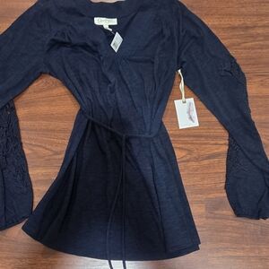 Jessica Simpson Navy Blue Blouse